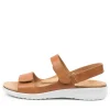 Women ZIERA Wedges | Benji Xw Tan-Wht Leather