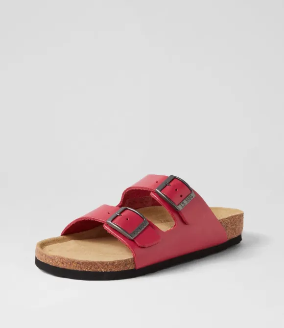 Women JOSEF SEIBEL Comfort | Bianca 01 Pink Leather Sandals