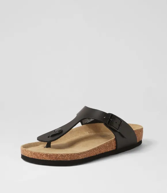 Women JOSEF SEIBEL Comfort | Bianca 02 Schwarz Leather Sandals