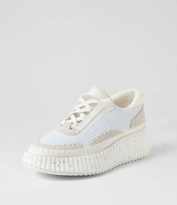 Women DJANGO & JULIETTE Wedges | Copen White Multi Sneakers