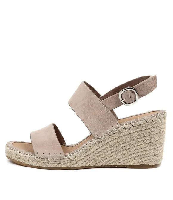 Women TOP END Espadrilles | Gaga To Taupe Suede