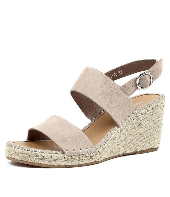 Women TOP END Espadrilles | Gaga To Taupe Suede