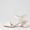 Women DJANGO & JULIETTE Heels | Incha Ivory Patent Leather Sandals