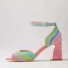 Women DJANGO & JULIETTE Heels | Kage Pastel Multi Suede Sandals