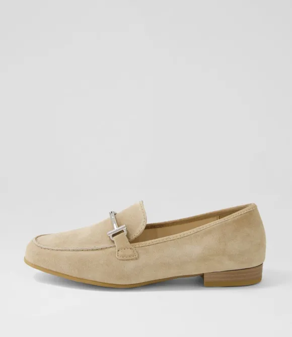 Women ARA Comfort | Kent 72 Sand Suede Flat Shoes