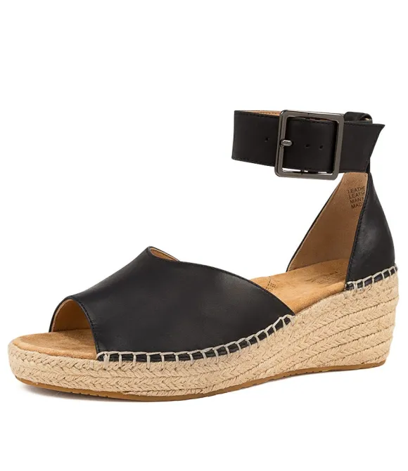 Women ZIERA Espadrilles | Koen Xw Black Leather