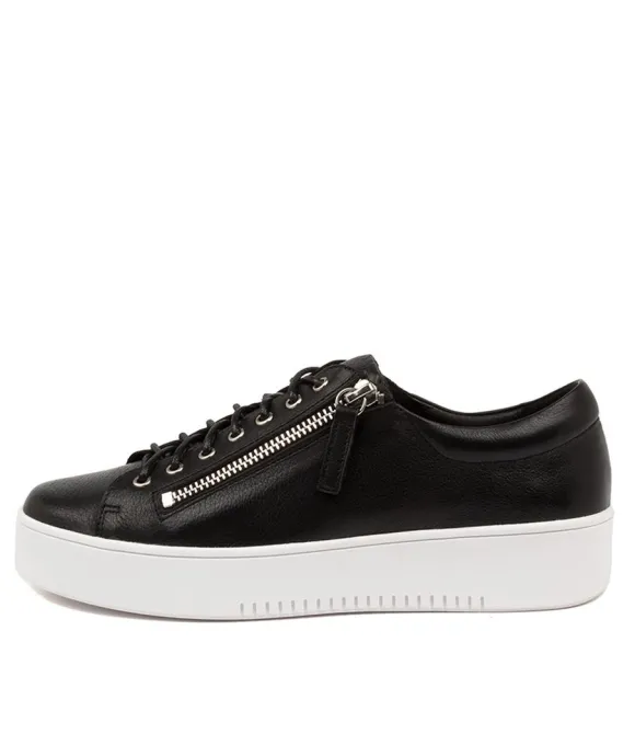 Women DJANGO & JULIETTE Sneakers | Laila Black Leather