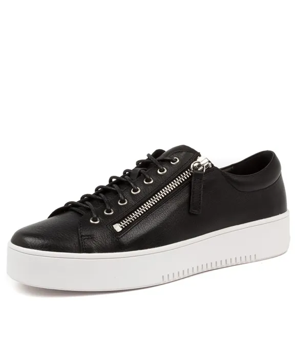 Women DJANGO & JULIETTE Sneakers | Laila Black Leather