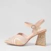 Women DJANGO & JULIETTE Heels | Lansion Nude Multi Sandals