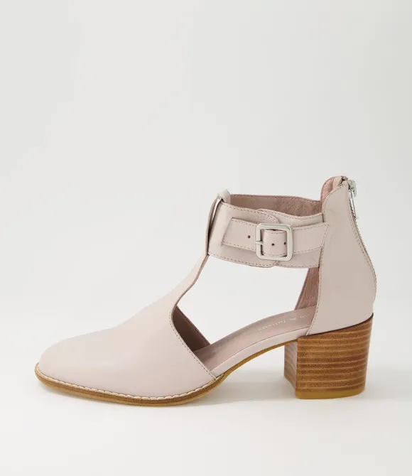 Women DJANGO & JULIETTE Heels | Murvin Pale Pink Leather Heels