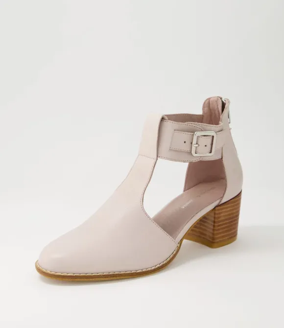 Women DJANGO & JULIETTE Heels | Murvin Pale Pink Leather Heels