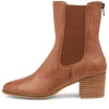 Women DJANGO & JULIETTE Boots | Mycah Cognac Leather Ankle Boots