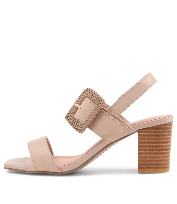 Women DJANGO & JULIETTE Heels | Peace Cafe Leather Buckle Sandals