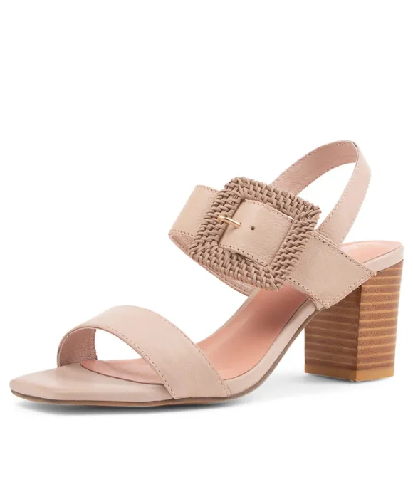 Women DJANGO & JULIETTE Heels | Peace Cafe Leather Buckle Sandals