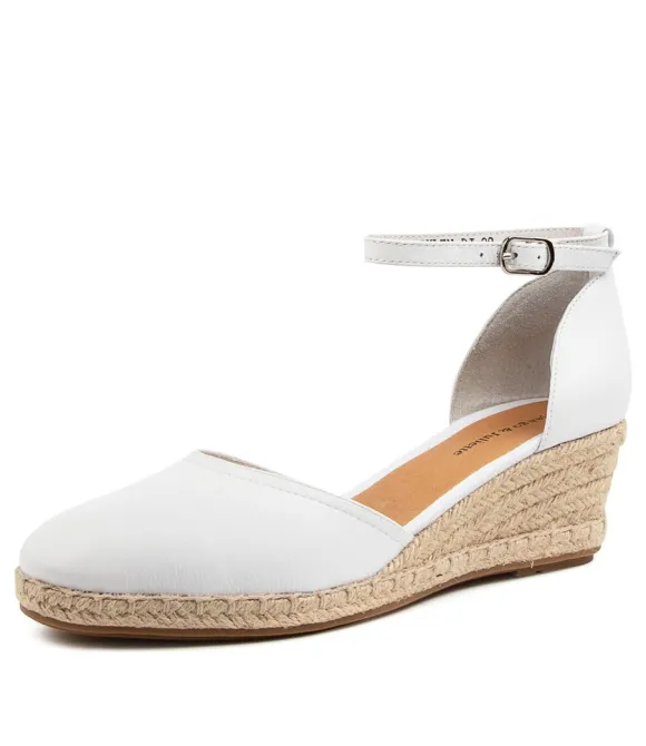 Women DJANGO & JULIETTE Espadrilles | Rylen Dj White Natural Rope Leather