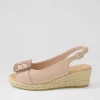 Women DJANGO & JULIETTE Heels | Saloso Rose Leather Buckle Sandals