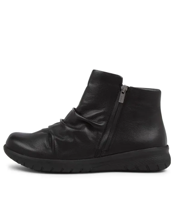 Women ZIERA Boots | Shayne Xf Black Leather