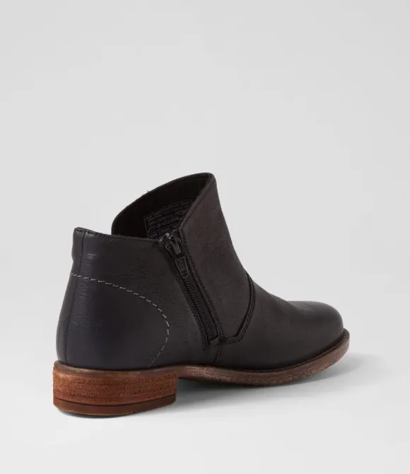 Women JOSEF SEIBEL Boots | Sienna 81 Black Leather Chelsea Boots