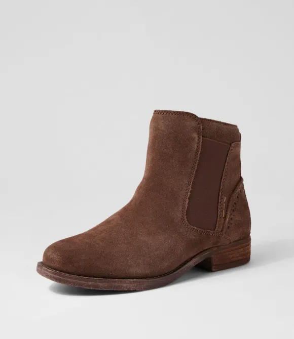 Women JOSEF SEIBEL Boots | Sienna 35 Taupe Leather Chelsea Boots