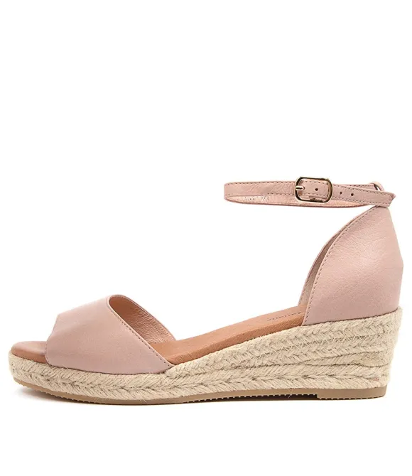 Women DJANGO & JULIETTE Espadrilles | Skip Lrg Rose Leather
