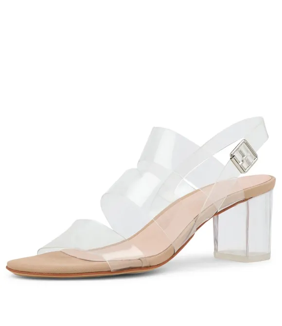 Women DJANGO & JULIETTE Heels | Skytles Clear Sandals