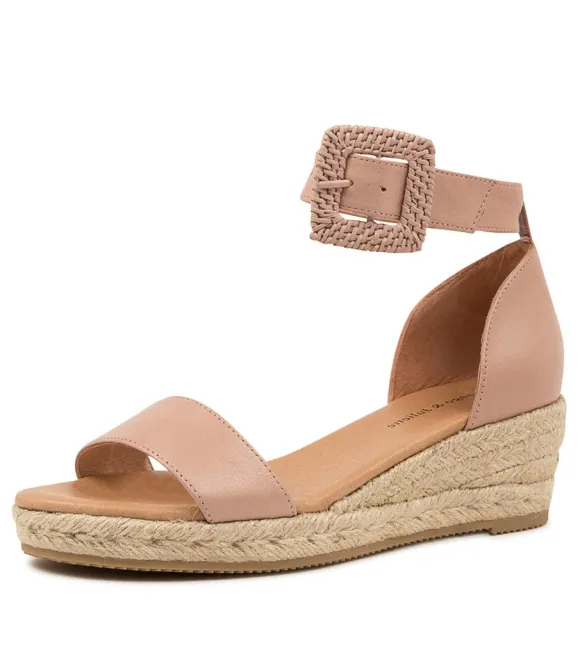 Women DJANGO & JULIETTE Espadrilles | Sprout Dj Rose Rose Leather Buckle