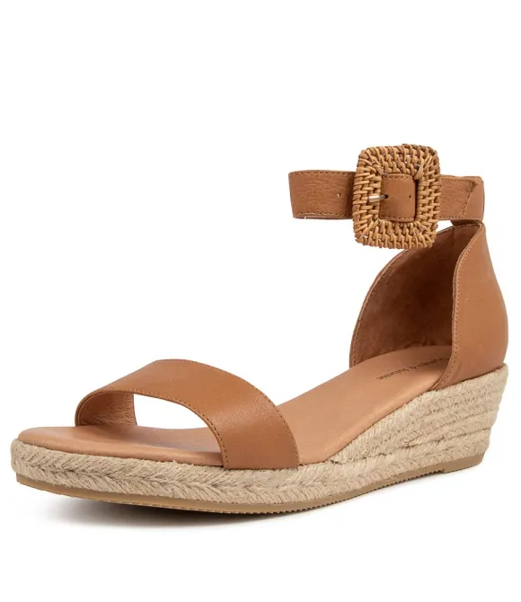 Women DJANGO & JULIETTE Espadrilles | Sprout Lrg Dk Tan Leather