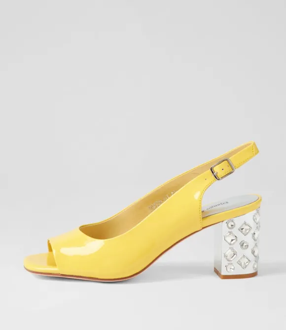Women DJANGO & JULIETTE Heels | Udeem Buttercup Patent Leather Sandals